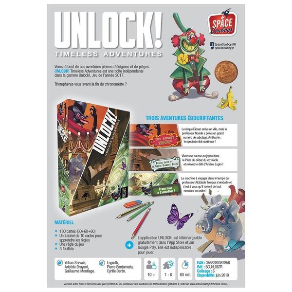 Unlock ! Timeless Adventures