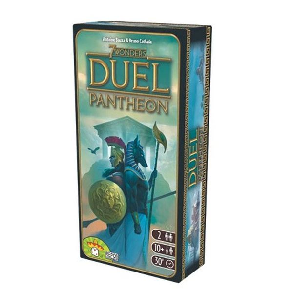 7 Wonders Duel - Espansione Pantheon (Versione Francese) – Gioco Da Tavolo Per 2 Giocatori, Dai 10 Anni, Durata 30 Min, Aggiunge Mitologie E Poteri Divini