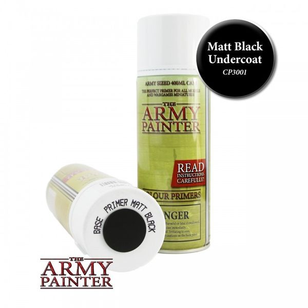 Army Painter Base Primer – Matt Black