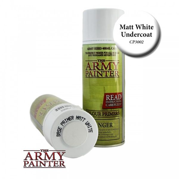 Army Painter Base Primer – Matt White